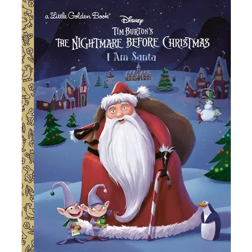 I Am Santa (Disney Tim Burton's The Nightmare Before Christmas) (Little Golden Book)