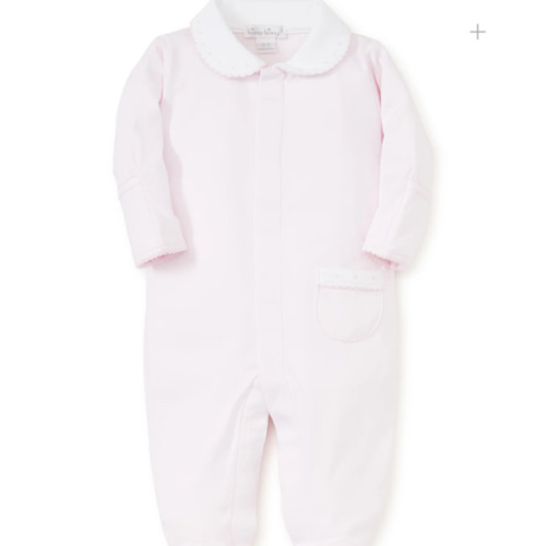 Pink Kissy New Beginnings Footie w/Collar