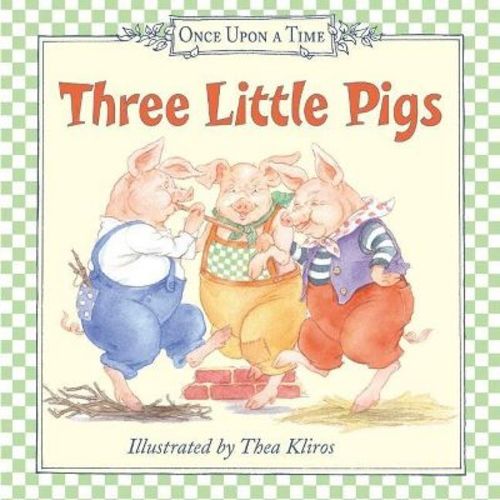 Three Little Pigs - (Once Upon a Time (Harper)) by Public Domain (Board Book)