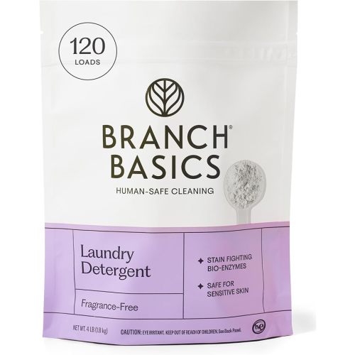 Branch Basics Laundry Detergent – 4lbs (120 loads) | Fragrance-Free