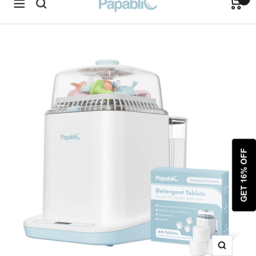 Baby Bottle Washer Sterilizer and Dryer All in One Bottle Cleaner