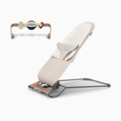 UPPAbaby Mira 2-in-1 Bouncer and Seat & Toy Bar Bundle - Charlie/Wonder Wheel