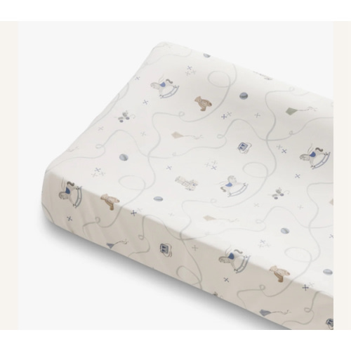 Little Toy Chest Changing Pad Cover - Ivory | Gooselings