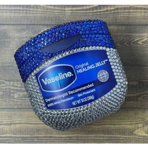 Bedazzled Vaseline! || Any Size||