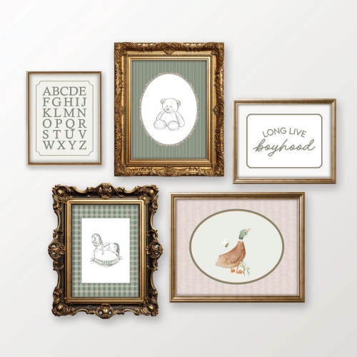 Boyhood Bundled Digital Nursery Wall Art