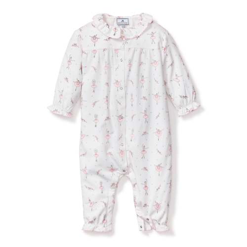 Baby's Twill Madeline Romper in Sugar Plum Fairy