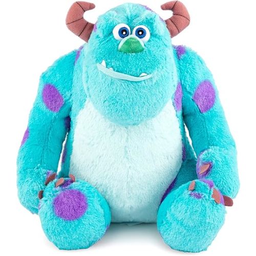 Disney Pixar Monsters Inc Sully Cartoon Kids Plush Pillow Buddy, Blue