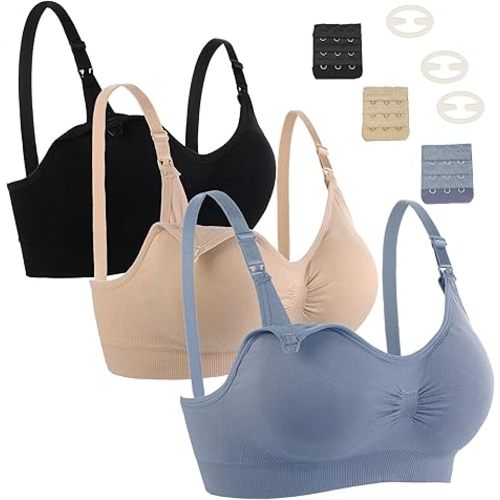 Nursing Bras for Breastfeeding Maternity Bra Breastfeeding Wirefree Seamless Pregnancy Bralette for Womens