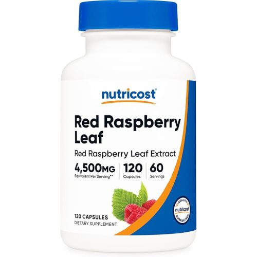 Nutricost Red Raspberry Leaf Extract 120 Capsules for 60 Servings Per Bottle - Vegan Supplement, GMO Free and Gluten Free