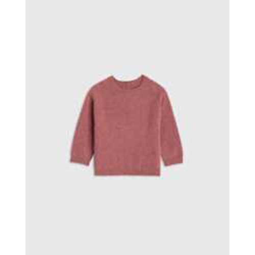 Mongolian Cashmere Crewneck Sweater - Baby in Minimal Pink