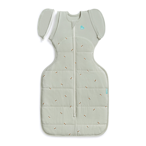 Swaddle Up™ Transition Bag 2.5 TOG Cotton Olive Bees – Love to Dream US