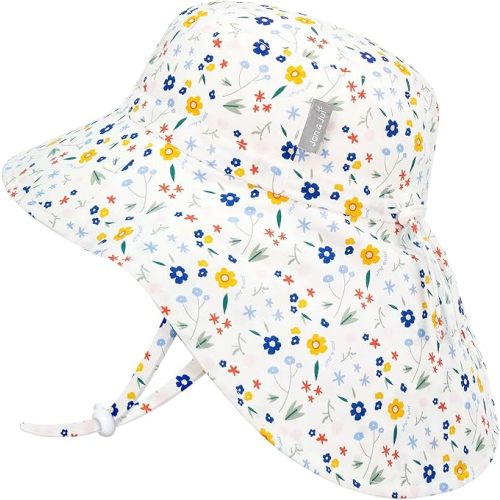 JAN & JUL Girls' Grow-with-Me Cotton Xplorer Sun Hat with Large Brim