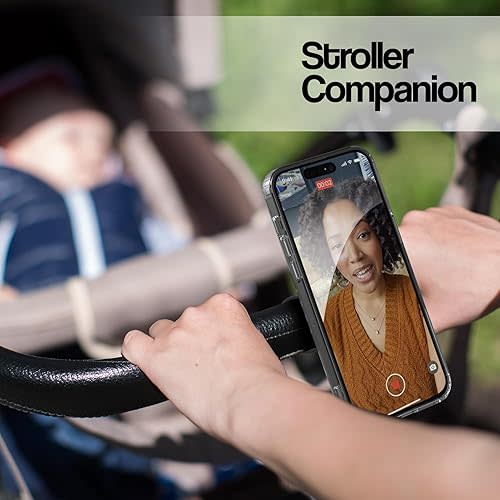 ENCASED Grip-X Magnetic Bar Mount, Compatible with MagSafe - Phone Holder for Gym, Home Fitness Bikes, Workout Equipment, Stroller and Cart Handlebars (iPhone 16, iPhone 15, 14, 13 Series)