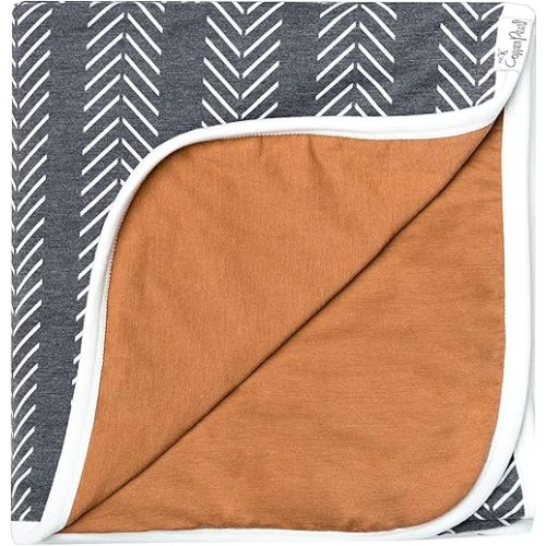 Copper Pearl Soft Baby Quilt - Three-Layer, Breathable, Toddler Blanket - Newborns to Toddlers - 46x46 Premium Polyester/Rayon - Cozy - Canyon