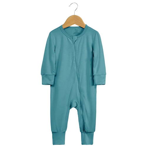 Footie Pajamas Baby Baby Cotton Rompers Footed Pajamas Zipper Long Sleeve Sleeper Jumpsuit Boy Clothes 6-12 Months