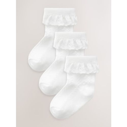Buy White Lace Baby Socks 7 Pack from Next USA