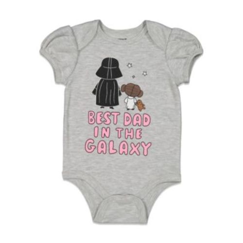 Baby Girls Darth Vader Short Sleeve Bodysuit