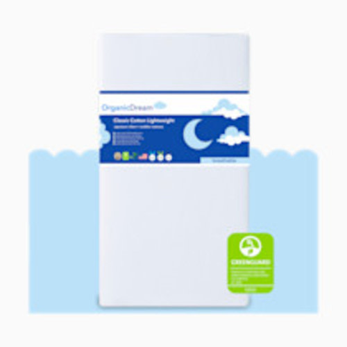 Organic Dream Classic Cotton Lightweight Crib Mattress - White