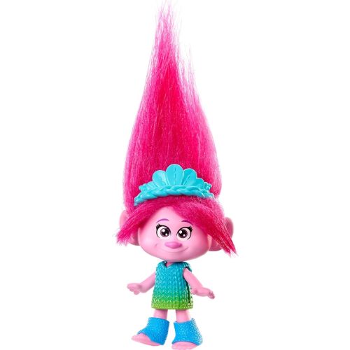 Mattel DreamWorks Trolls Band Together Queen Poppy Small Doll with Removable Outfit & Plush Hair, Toys Inspired by The Movie