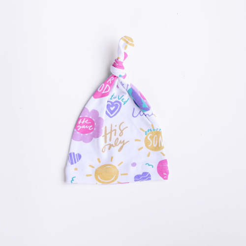 For God So Loved The World Knotted Hat Cotton – Holy Pals