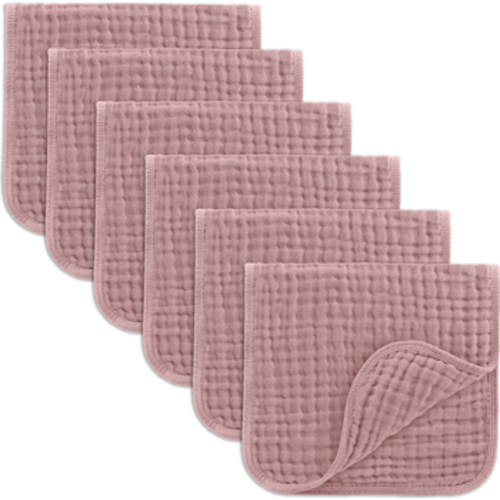 Muslin Burp Cloths - Pack of 6