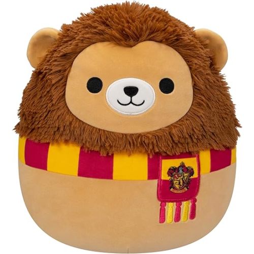 Squishmallows Original Harry Potter 10-Inch Gryffindor Lion Plush - Medium-Sized Ultrasoft Official Jazwares Plush