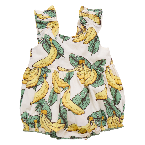 Baby Girls Via Bubble - Banana Leaves – Pink Chicken