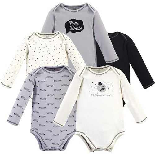 Touched by Nature Unisex Baby Organic Cotton Long-Sleeve Bodysuits