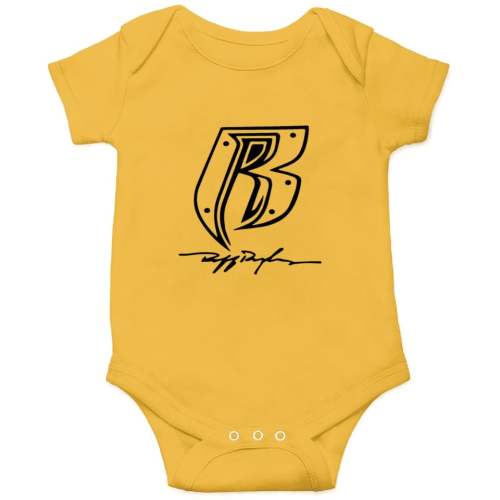 New Ruff Ryders Rap Hip Hop Music Underground Men Onesies Kids's Short Sleeve Onesie 12M Gold sold by Erik Hultstrom | SKU 7362662 | Printerval