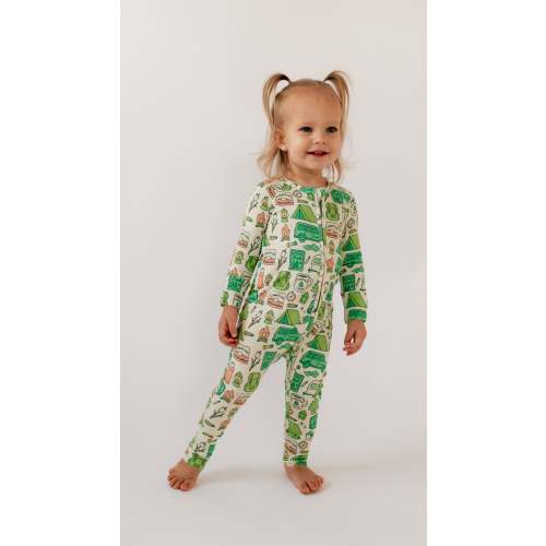 Infant Romper in Happy Camper