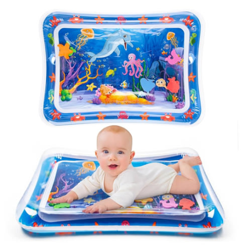 Tummy Time Water Mat丨Inflatable Tummy Time Water Play Mat for Babies, Infants and Toddlers 3 to 12 Months Promote Development Toys Baby Gifts
