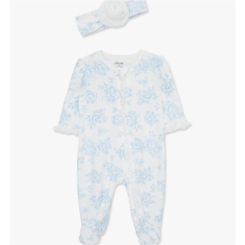Floral Onesie with Headband