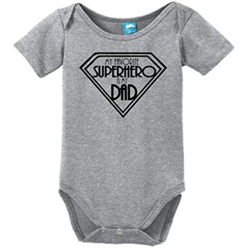 Sod Uniforms My Favorite Superhero Printed Infant Bodysuit Baby Romper