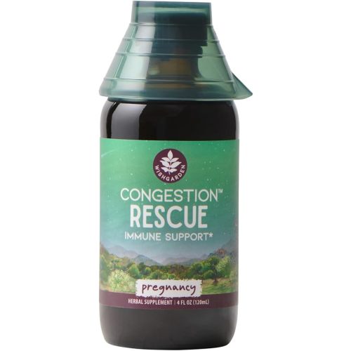 WishGarden Herbs Congestion Rescue for Pregnancy, Immune Tincture, 4oz