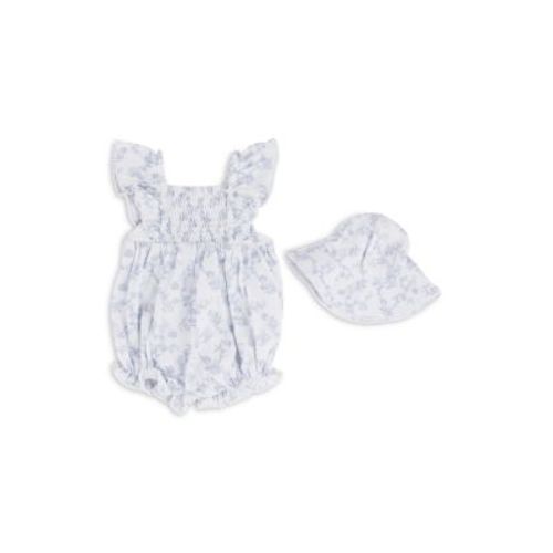Girls' Bubble Romper & Hat Set - Baby