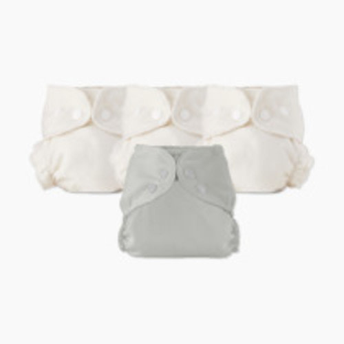Esembly Blowout Proof Cloth Diaper Bundle - Dove, Size 1 (7-17lbs)