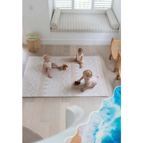 Large Designer Play Mats | Shiloh / Ocean Road Play Mat | Rugabub