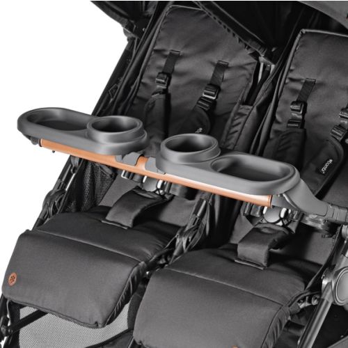 Attachable Double Stroller Snack Tray Set | Bombi Gear