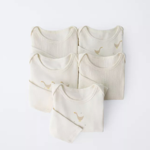 FIVE-PACK OF GEESE BODYSUITS - Ecru | ZARA United States