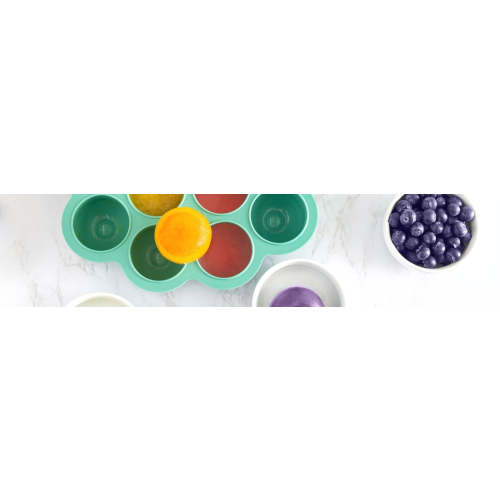 Silicone Baby Food Freezer Tray with Clip-on Lid – KeaBabies