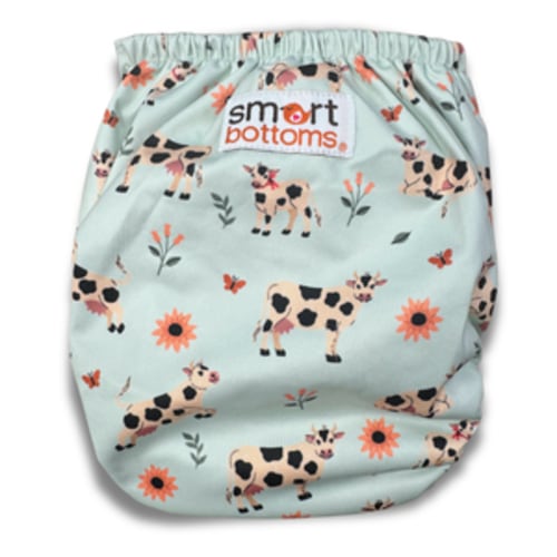 Organic Cotton All-in-One Cloth Diaper - Moo & You | Smart Bottoms