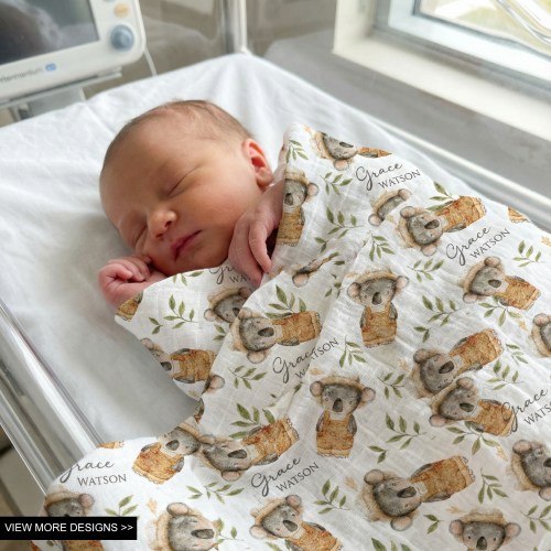 Custom Muslin Swaddle Wrap – The Custom Co