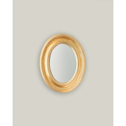 Gold Oval Mirror