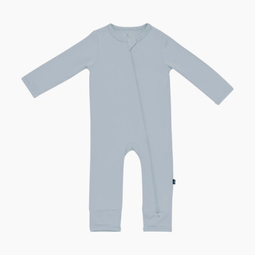 Kyte Baby Zippered Romper - Fog, 0-3 M