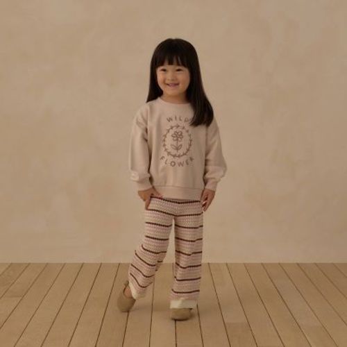 Toddler Girls' Juniper Shore Fleece Wild Flower Pullover Sweatshirt - Pink 3T