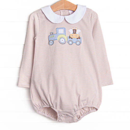 Mooo-ve Over Applique Bubble, Tan – Stitchy Fish