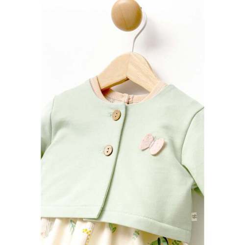 Nature Print Jersey Dress, Green - Moi Noi | Maisonette
