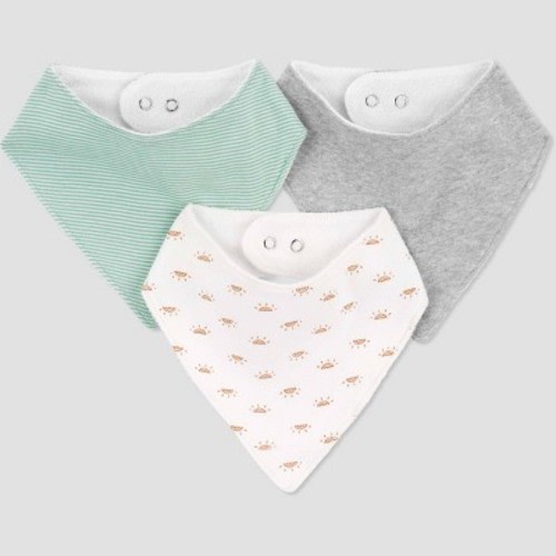 Carter’s Just One by You® Baby Boys' 3pk Dino Sunset Bib - Green