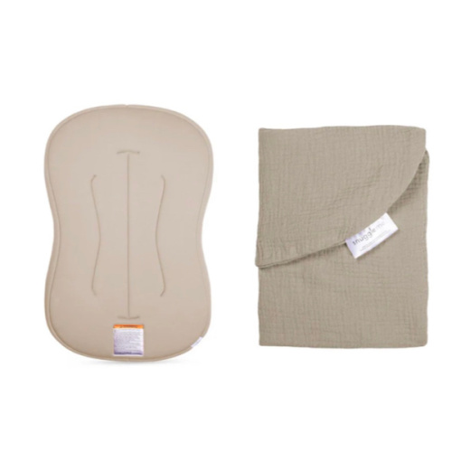 Lounger Curve + Muslin Cover Set | Birch