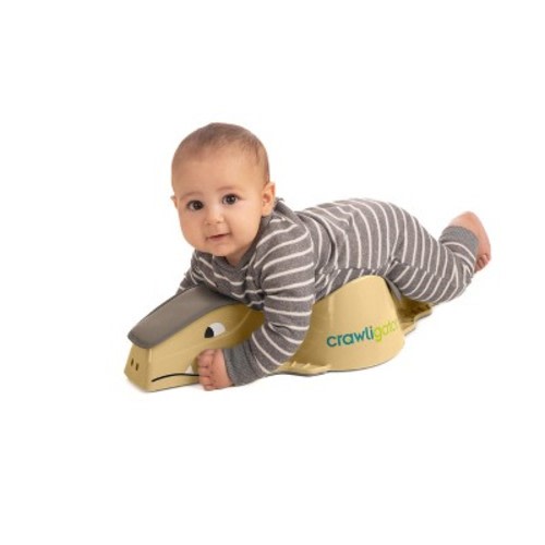 Crawligator - Sand - Green Tummy Time Mobility Toy for Infants 4-12 Months